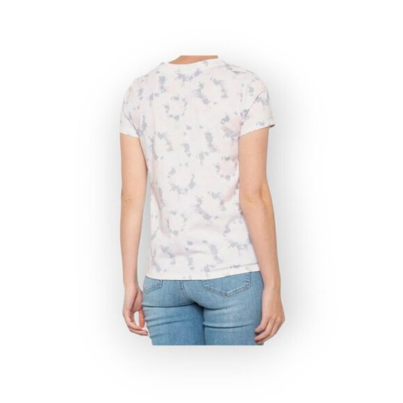 Pastel Tie Dye Crewneck Tee by Rae Dunn XS - Picture 2 of 9